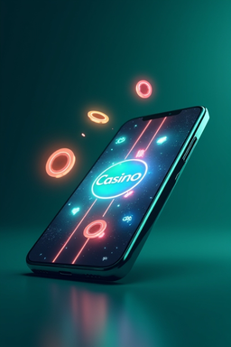 Smartphone mit Deloro Casino App
